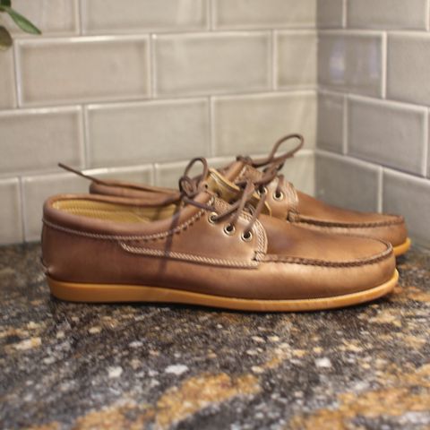 Quoddy Blucher in Horween Natural Chromexcel