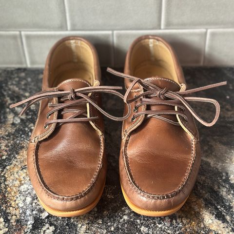 Quoddy Blucher in Horween Natural Chromexcel