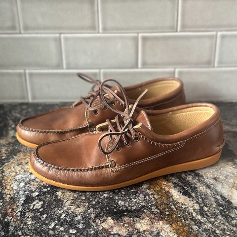 Quoddy Blucher in Horween Natural Chromexcel