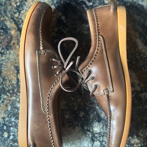 Quoddy Blucher in Horween Natural Chromexcel