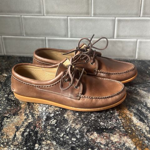 Quoddy Blucher in Horween Natural Chromexcel