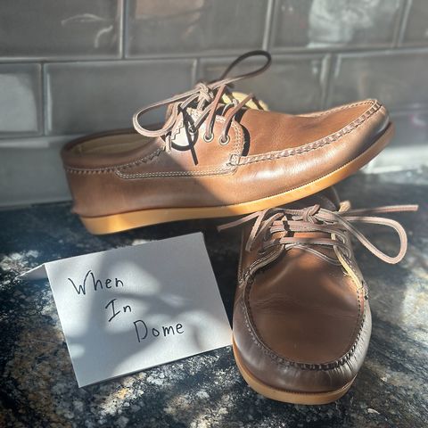 Quoddy Blucher in Horween Natural Chromexcel