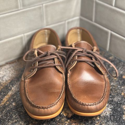 Quoddy Blucher in Horween Natural Chromexcel