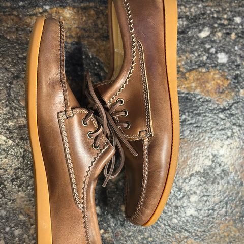 Quoddy Blucher in Horween Natural Chromexcel