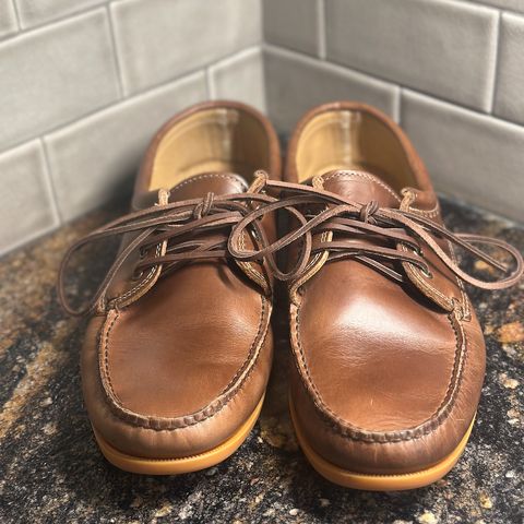 Quoddy Blucher in Horween Natural Chromexcel