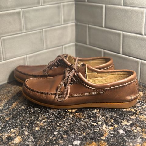 Quoddy Blucher in Horween Natural Chromexcel