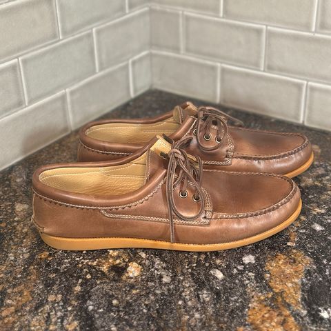 Quoddy Blucher in Horween Natural Chromexcel