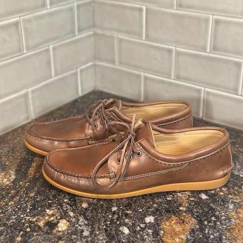 Quoddy Blucher in Horween Natural Chromexcel