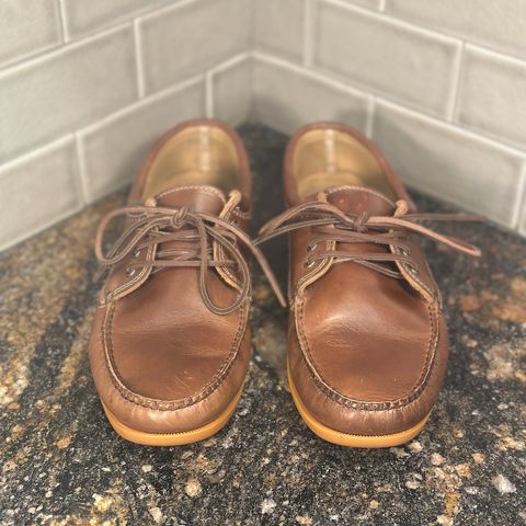 Quoddy Blucher in Horween Natural Chromexcel