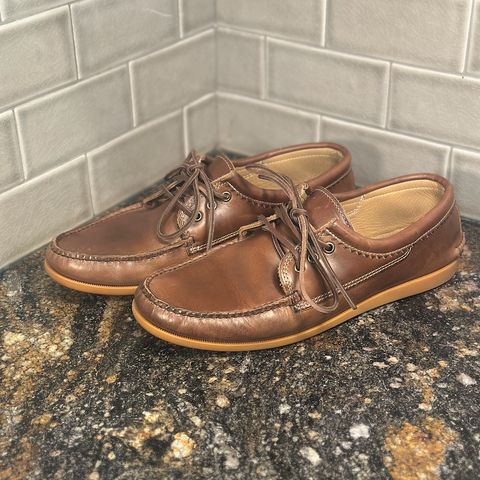 Quoddy Blucher in Horween Natural Chromexcel