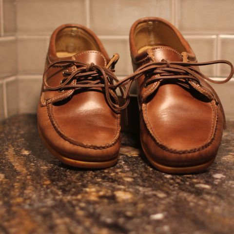 Quoddy Blucher in Horween Natural Chromexcel