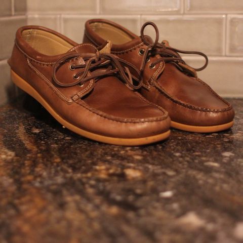 Quoddy Blucher in Horween Natural Chromexcel