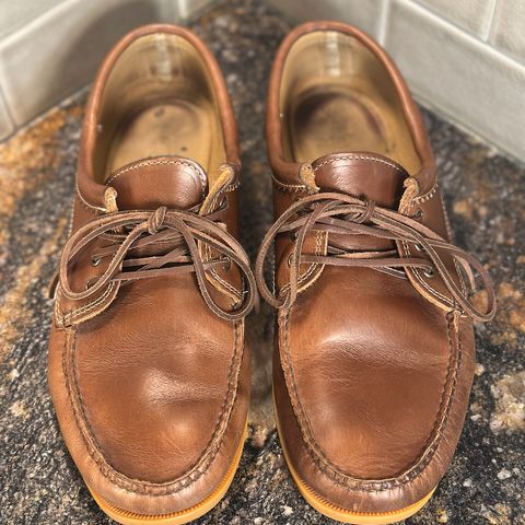 Quoddy Blucher in Horween Natural Chromexcel