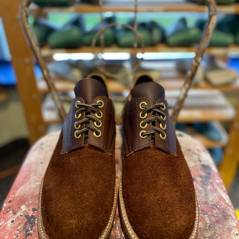 DIY Work Oxford in LaBelle Supply Walnut Oil Tanned Loggertan