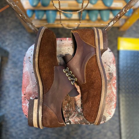 DIY Work Oxford in LaBelle Supply Walnut Oil Tanned Loggertan