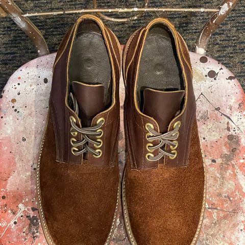 DIY Work Oxford in LaBelle Supply Walnut Oil Tanned Loggertan
