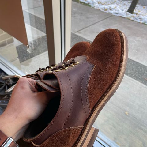 DIY Work Oxford in LaBelle Supply Walnut Oil Tanned Loggertan