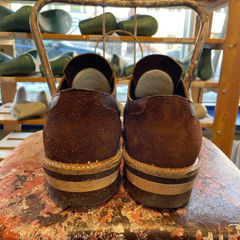 DIY Work Oxford in LaBelle Supply Walnut Oil Tanned Loggertan