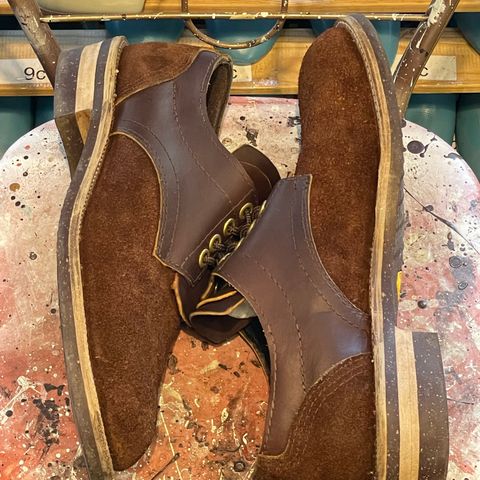 DIY Work Oxford in LaBelle Supply Walnut Oil Tanned Loggertan