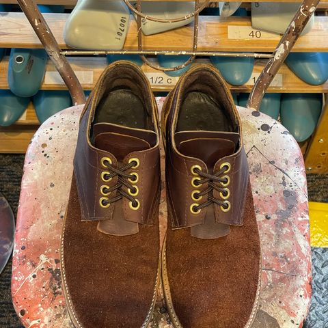 DIY Work Oxford in LaBelle Supply Walnut Oil Tanned Loggertan