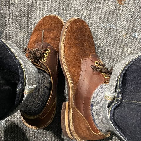 DIY Work Oxford in LaBelle Supply Walnut Oil Tanned Loggertan