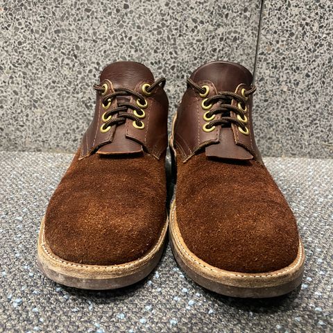 View photo of Self-Made Work Oxford in LaBelle Supply Walnut Oil Tanned Loggertan