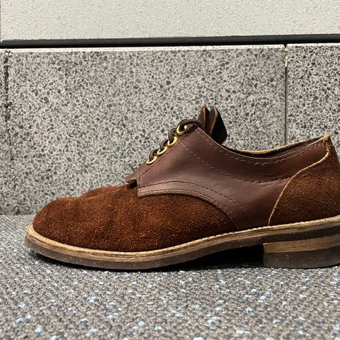 View photo of Self-Made Work Oxford in LaBelle Supply Walnut Oil Tanned Loggertan