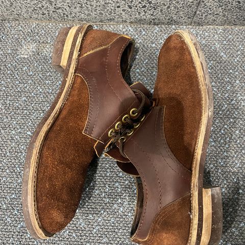 View photo of Self-Made Work Oxford in LaBelle Supply Walnut Oil Tanned Loggertan