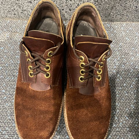 View photo of Self-Made Work Oxford in LaBelle Supply Walnut Oil Tanned Loggertan