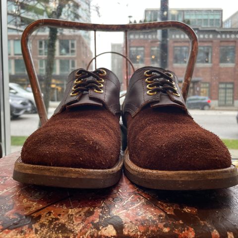 View photo of Self-Made Work Oxford in LaBelle Supply Walnut Oil Tanned Loggertan