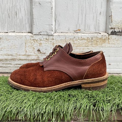 View photo of Self-Made Work Oxford in LaBelle Supply Walnut Oil Tanned Loggertan