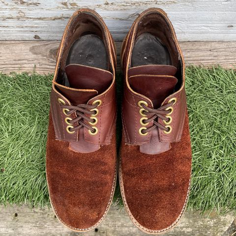 View photo of Self-Made Work Oxford in LaBelle Supply Walnut Oil Tanned Loggertan