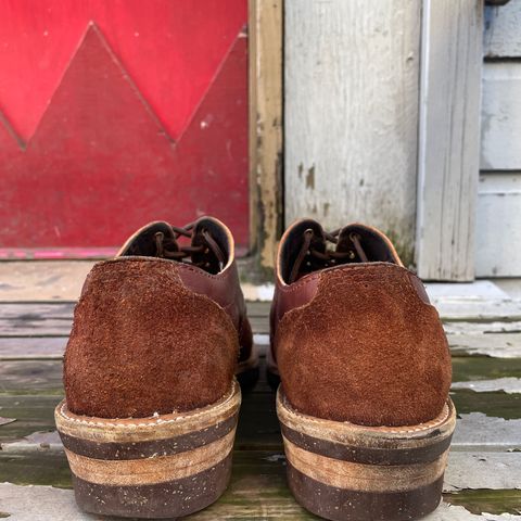 View photo of Self-Made Work Oxford in LaBelle Supply Walnut Oil Tanned Loggertan