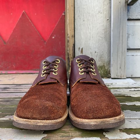 View photo of Self-Made Work Oxford in LaBelle Supply Walnut Oil Tanned Loggertan