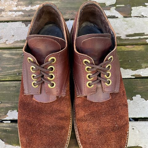 View photo of Self-Made Work Oxford in LaBelle Supply Walnut Oil Tanned Loggertan