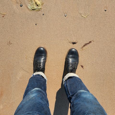 View photo of Oak Street Bootmakers Field Boot in Horween Black Chromexcel