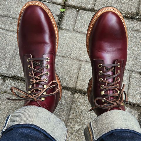 View photo of Grant Stone Diesel Boot in Horween Color 8 Chromexcel