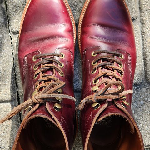 View photo of Grant Stone Diesel Boot in Horween Color 8 Chromexcel