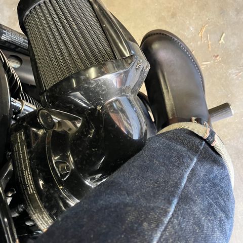 The Real McCoy's Buco Engineer Boots in Shinki Black Oiled Horsebutt