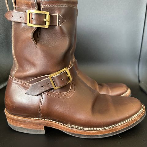 View photo of Viberg Engineer in Horween Brown Chromexcel Horsebutt