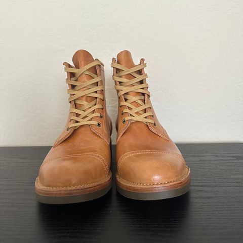 View photo of Flame Panda Service Boot in Maryam Natural Horsebutt