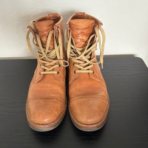 View photo of Flame Panda Service Boot in Maryam Natural Horsebutt