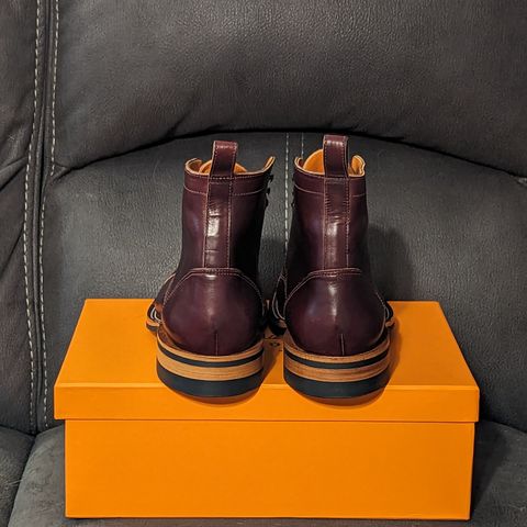 Bordon Tukano Boots in Wickett & Craig Burgundy Oiled Latigo