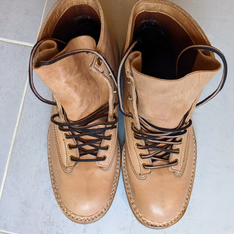 White's 350 Cutter in Maryam Natural Horsebutt
