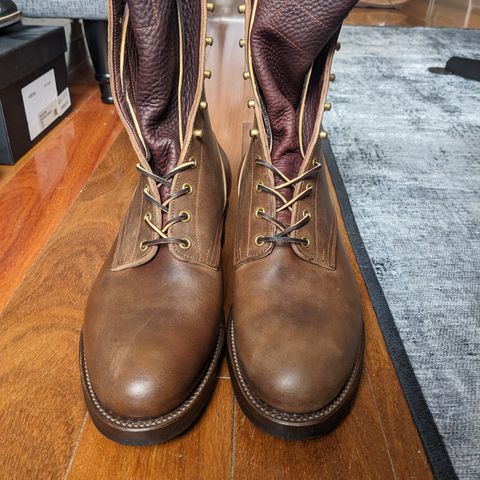 Search result thumbnail of Rolling Dub Trio Griffin 8.5" Plain Toe Boots in Unknown Material