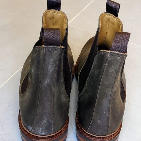 Meermin Chelsea Boot in Caper Green Waxy Shell Cordovan