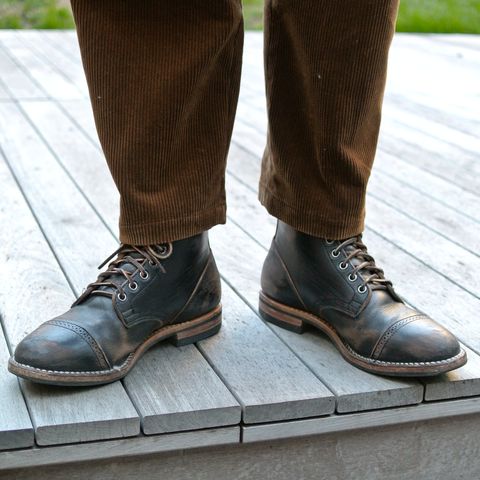 Viberg Service Boot BCT in Maryam Black Teacore Horsebutt