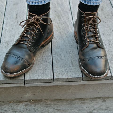 Viberg Service Boot BCT in Maryam Black Teacore Horsebutt