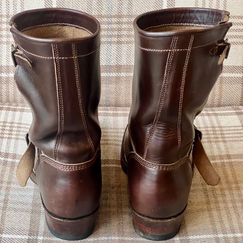 View photo of Willie's Handmade Boots Engineer in Horween Brown Chromexcel