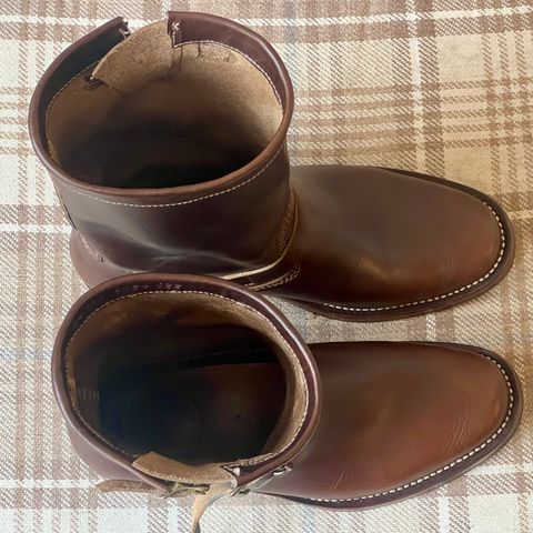 View photo of Willie's Handmade Boots Engineer in Horween Brown Chromexcel